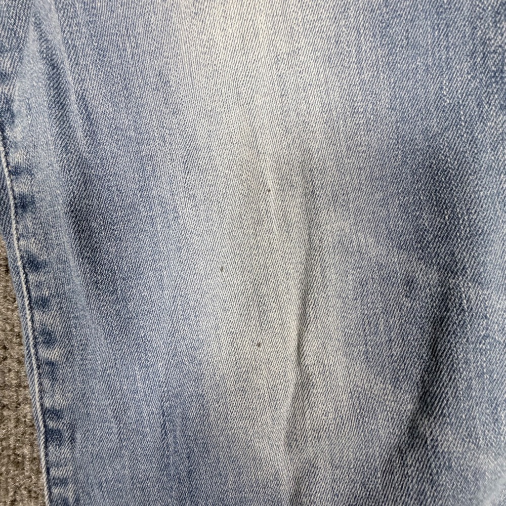 Lucky Brand Ava Mid Rise Crop Mini Boot Jeans Light Wash Raw Hem Size 4 27 - Picture 9 of 12